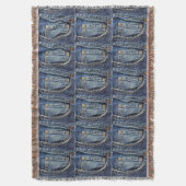 Blue Jeans Pocket Deken (Voorkant Verticaal)
