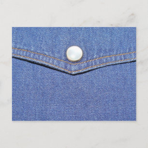 Blue Jeans Pocket Denim Achtergrond Briefkaart
