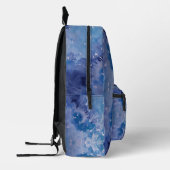 Blue Jeans Retro Tie Dye Bedrukte Rugzak (Links)