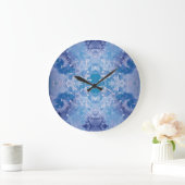 Blue Jeans Retro Tie Dye Grote Klok (Huis)