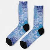 Blue Jeans Retro Tie Dye Sokken (Links)