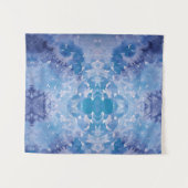 Blue Jeans Retro Tie Dye Wandkleed (Voorkant (horizontaal))