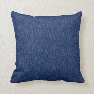 Blue Jeans Texture Pillow Kussen