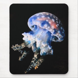 Blue Jellyfish Computer Muismat
