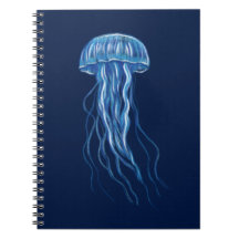 Blue Jellyfish illustratie ontwerp