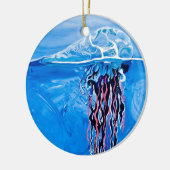 Blue Jellyfish Ornament (Links)