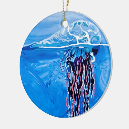 Blue Jellyfish Ornament (Links)
