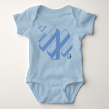 BLUE Jersey BABY Bodysuit UNISEX/metropolim