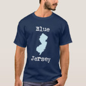 Blue Jersey dark t shirt (Voorkant)