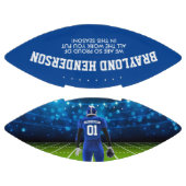 Blue Jersey Personalized Player Football (Panelen)