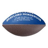 Blue Jersey Personalized Player Football (Gedraaid 90)