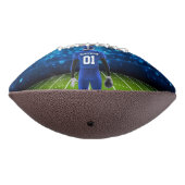 Blue Jersey Personalized Player Football (Gedraaid 270)