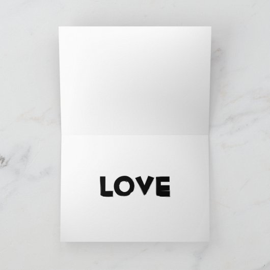 Blue Jewel Abstract Heart Romance Valentijn Love Feestdagen Kaart (Binnen)