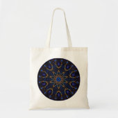 Blue Jewel Kaleidoscope Canvas tas (Voorkant)