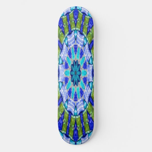 Blue Jewel Skateboard (Voorkant)