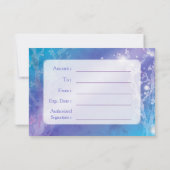 Blue Jeweles Business Gift Certificate (Achterkant)