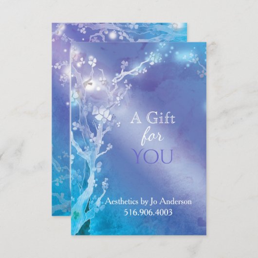 Blue Jeweles Business Gift Certificate (Voorkant / Achterkant)