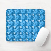 Blue Jigzaag Puzzle Muismat (Met muis)