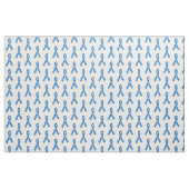 Blue Jigzaag Puzzle Pattern Ribbon Stof (Fat Quarter)