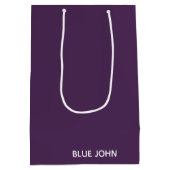 Blue John paarse kleur naam Medium Cadeauzakje (Achterkant)