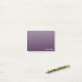 Blue John paarse kleur naam Post-it® Notes (Op bureau)
