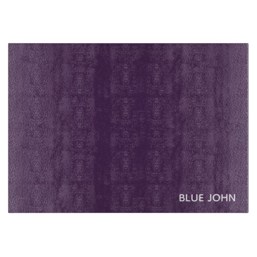 Blue John paarse kleur naam Snijplank (Voorkant)