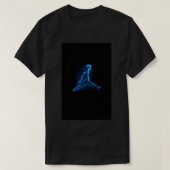 Blue Jordan logo iPhone Case T-shirt (Design voorkant)