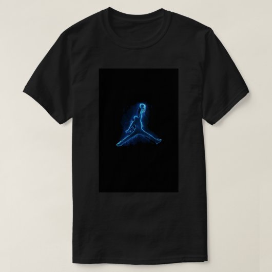Blue Jordan logo iPhone Case T-shirt (Design voorkant)