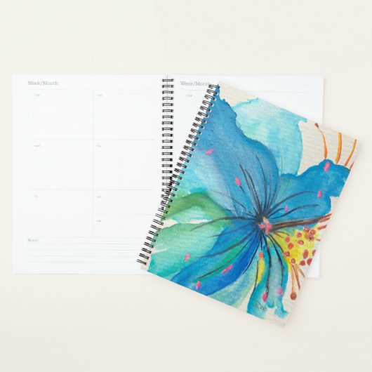 Blue Joy Abstract Floral Planner (Display)