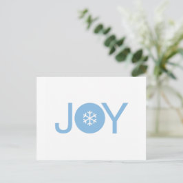 Blue Joy kerstBriefkaart Briefkaart