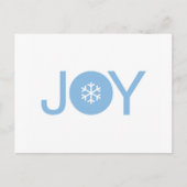 Blue Joy kerstBriefkaart Briefkaart (Voorkant)