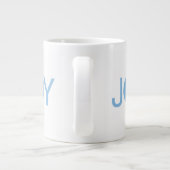 Blue Joy kerstcadeau Mok (Achterkant)