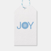 Blue Joy kerstcadeautags Cadeaulabel (Voorkant)