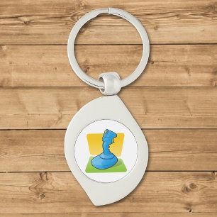 Blue Joystick Sleutelhanger