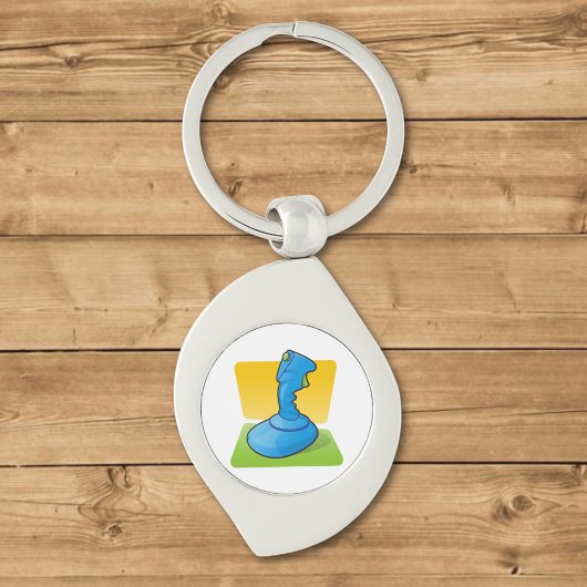 Blue Joystick Sleutelhanger