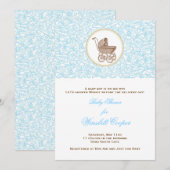 Blue Julep Scroll Kaart (Voorkant / Achterkant)