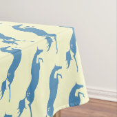 Blue Jumping Horse Tafelkleed (Voorbeeld)