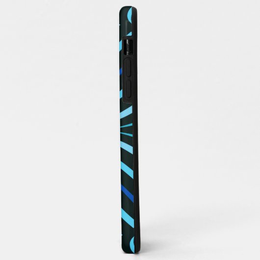 Blue Kaleidoscoop Case-Mate iPhone Case (Achterkant/links)