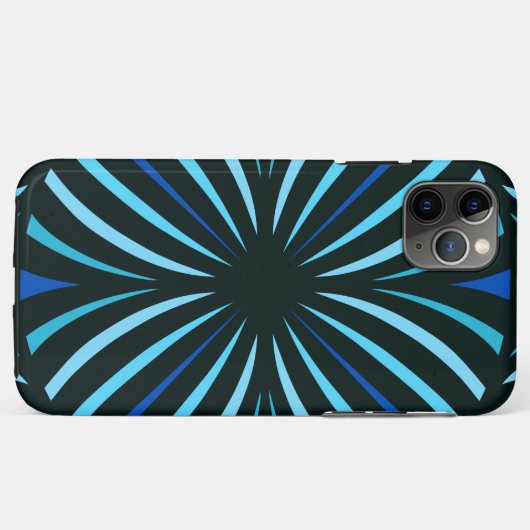 Blue Kaleidoscoop Case-Mate iPhone Case (Achterkant (horizontaal))