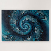 Blue Kaleidoscope 1014 Piece Puzzle Legpuzzel (Horizontaal)