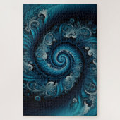 Blue Kaleidoscope 1014 Piece Puzzle Legpuzzel (Verticaal)