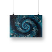 Blue Kaleidoscope 1014 Piece Puzzle Legpuzzel