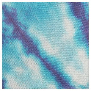 Blue Kaleidoscope Stropdas-Dye Stof