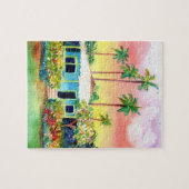 Blue Kauai Plantation Cottage Legpuzzel (Horizontaal)