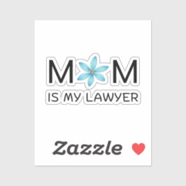 Blue Kawaii Leuke sticker- Botanische bloemenstick Sticker