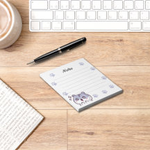 Blue Kawaii notitieblok