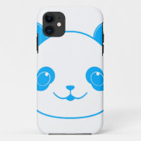 Blue Kawaii Panda Bear