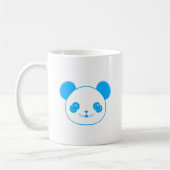 Blue Kawaii Panda Bear Koffiemok (Links)