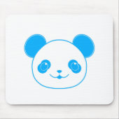 Blue Kawaii Panda Bear Muismat (Voorkant)