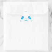 Blue Kawaii Panda Bear Sticker (Tas)